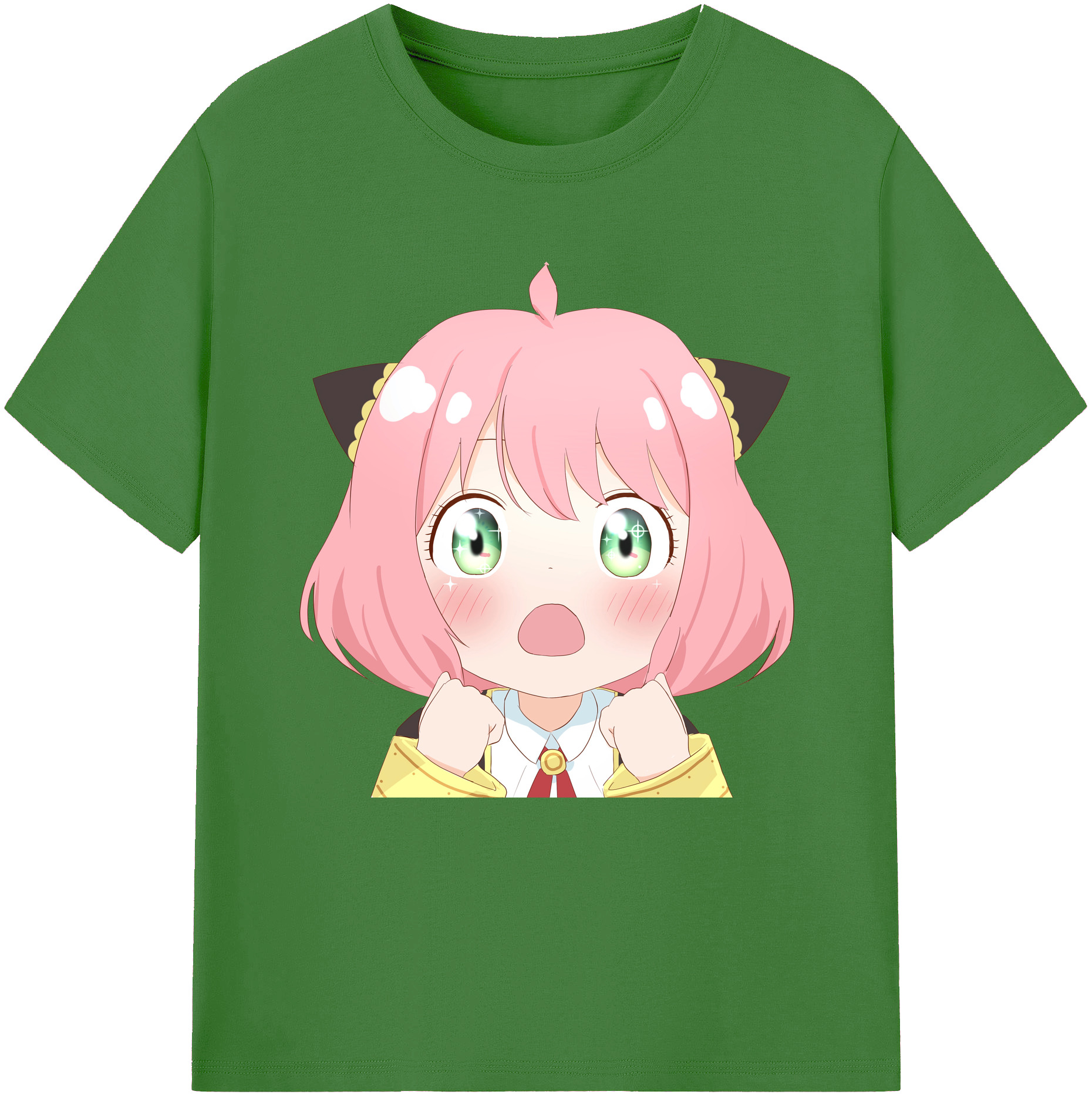 （画像用） SPY×FAMILY间谍家家酒 レディースカジュアルプリントTシャツ（綿100％）